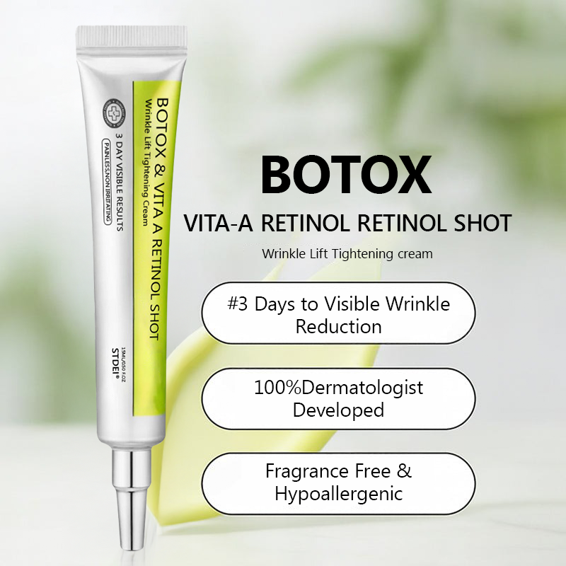 Regain youthful skin nown 💖STDEI® BOTOX & VITA A RETINOL SHOT Wrinkle Lift Tightening Cream