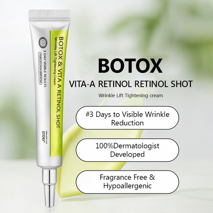 Regain youthful skin nown 💖STDEI® BOTOX & VITA A RETINOL SHOT Wrinkle Lift Tightening Cream