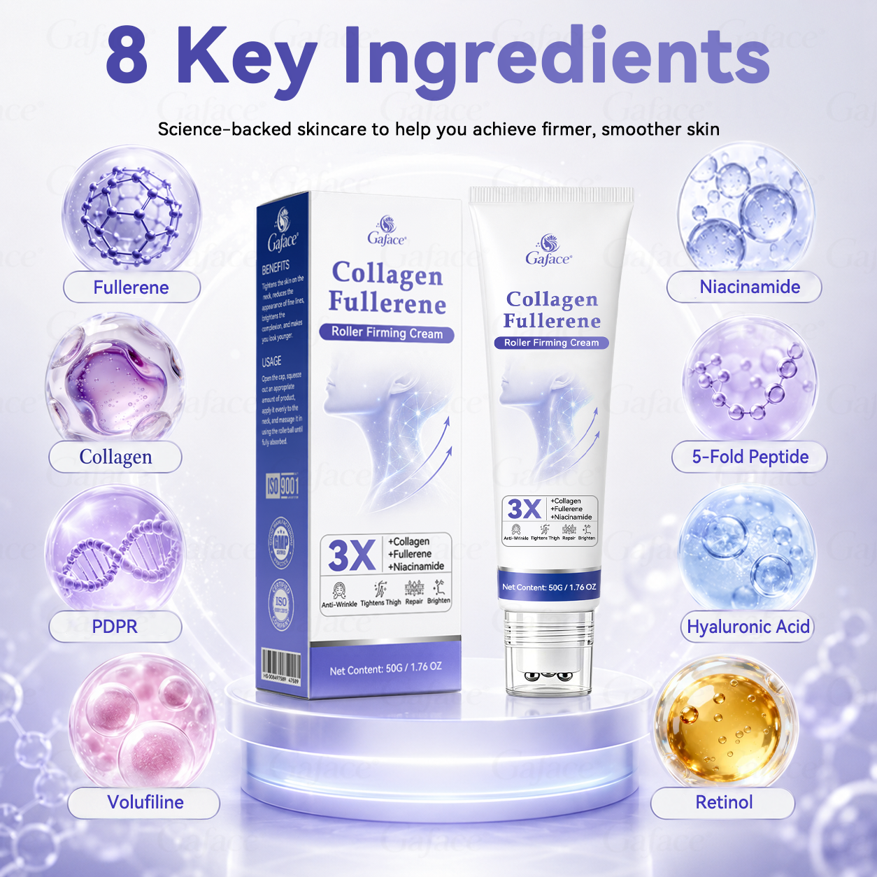 ✨🌿𝐆𝐚𝐟𝐚𝐜𝐞® 𝐂𝐨𝐥𝐥𝐚𝐠𝐞𝐧 & 𝐅𝐮𝐥𝐥𝐞𝐫𝐞𝐧𝐞 𝐑𝐨𝐥𝐥𝐞𝐫 𝐅𝐢𝐫𝐦𝐢𝐧𝐠 𝐂𝐫𝐞𝐚𝐦
