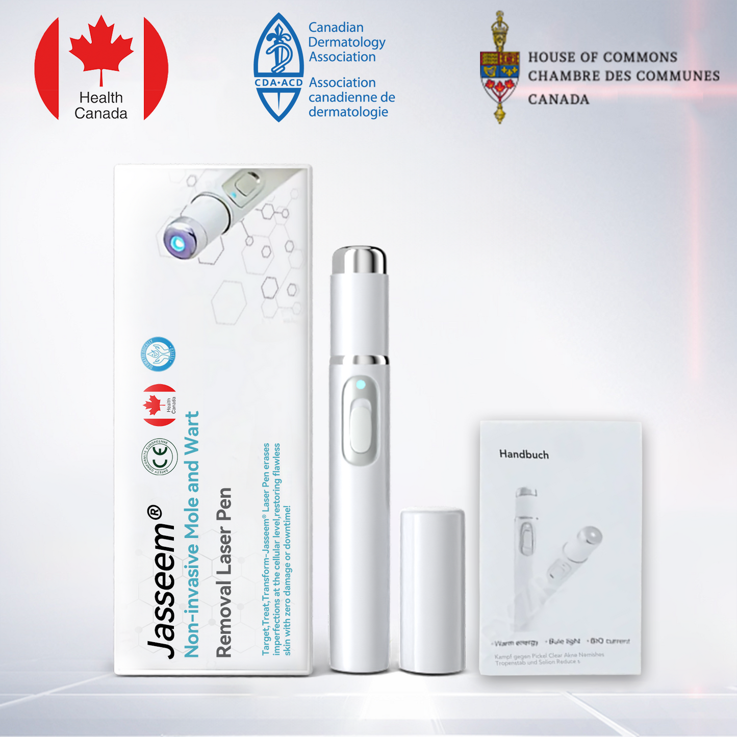 𝐉𝐚𝐬𝐬𝐞𝐞𝐦® Medical-Grade Laser Pen 🌏 (Powered by CO₂ laser technology – effectively removes moles, warts, skin tags, pigmentation spots, and other skin imperfections)