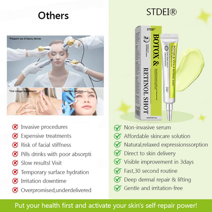 Regain youthful skin nown 💖STDEI® BOTOX & VITA A RETINOL SHOT Wrinkle Lift Tightening Cream