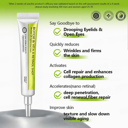 Regain youthful skin nown 💖STDEI® BOTOX & VITA A RETINOL SHOT Wrinkle Lift Tightening Cream