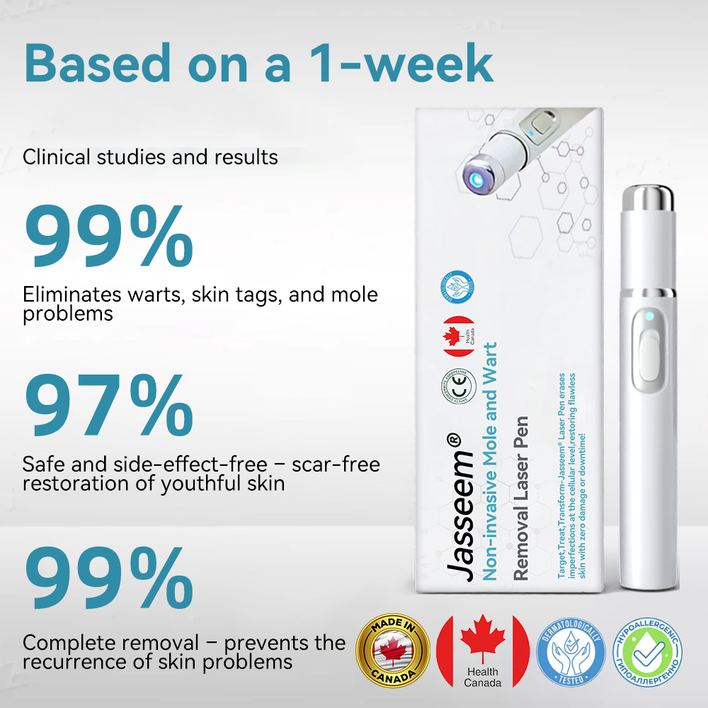 𝐉𝐚𝐬𝐬𝐞𝐞𝐦® Medical-Grade Laser Pen 🚚 (Powered by CO₂ laser technology – effectively removes moles, warts, skin tags, pigmentation spots, and other skin imperfections)