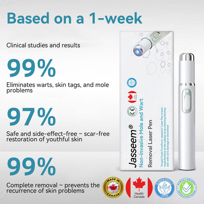 𝐉𝐚𝐬𝐬𝐞𝐞𝐦® Medical-Grade Laser Pen 🚚 (Powered by CO₂ laser technology – effectively removes moles, warts, skin tags, pigmentation spots, and other skin imperfections)