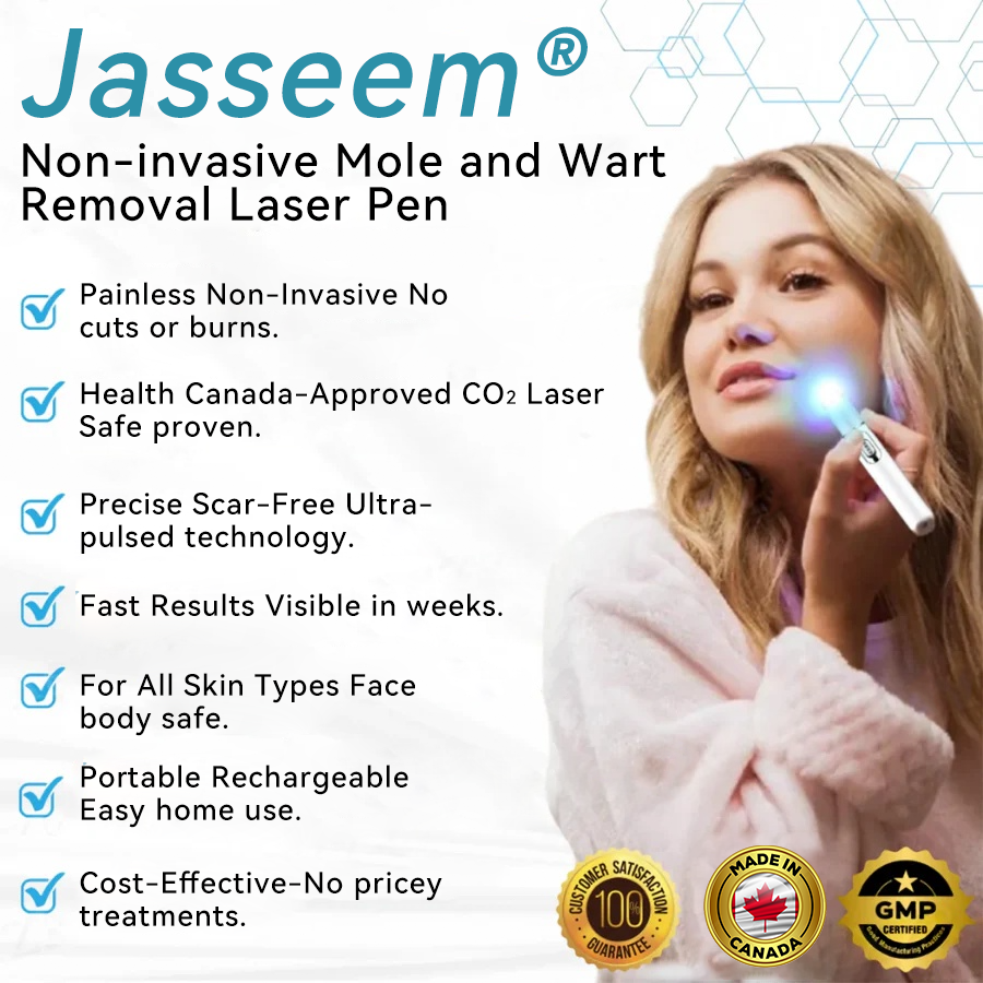 𝐉𝐚𝐬𝐬𝐞𝐞𝐦® Medical-Grade Laser Pen 🌏 (Powered by CO₂ laser technology – effectively removes moles, warts, skin tags, pigmentation spots, and other skin imperfections)