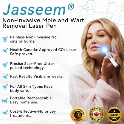 𝐉𝐚𝐬𝐬𝐞𝐞𝐦® Medical-Grade Laser Pen 🌏 (Powered by CO₂ laser technology – effectively removes moles, warts, skin tags, pigmentation spots, and other skin imperfections)